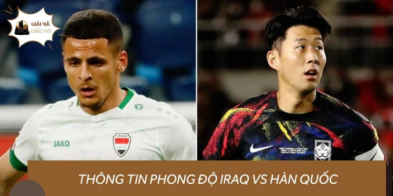 Thông tin phong độ Iraq vs Hàn Quốc rất được quan tâm
