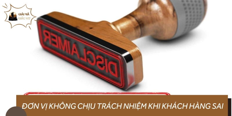 Không chịu trách nhiệm khi hiểu sai nội dung